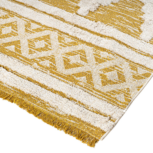 Πατάκι Βαμβακερό Morocotton 9236 75x150εκ Κίτρινο