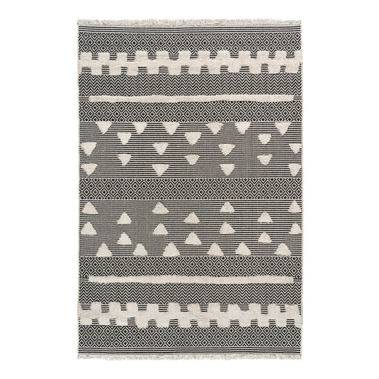 Χαλί Βαμβακερό Morocotton 9238 Γκρι 150x220εκ