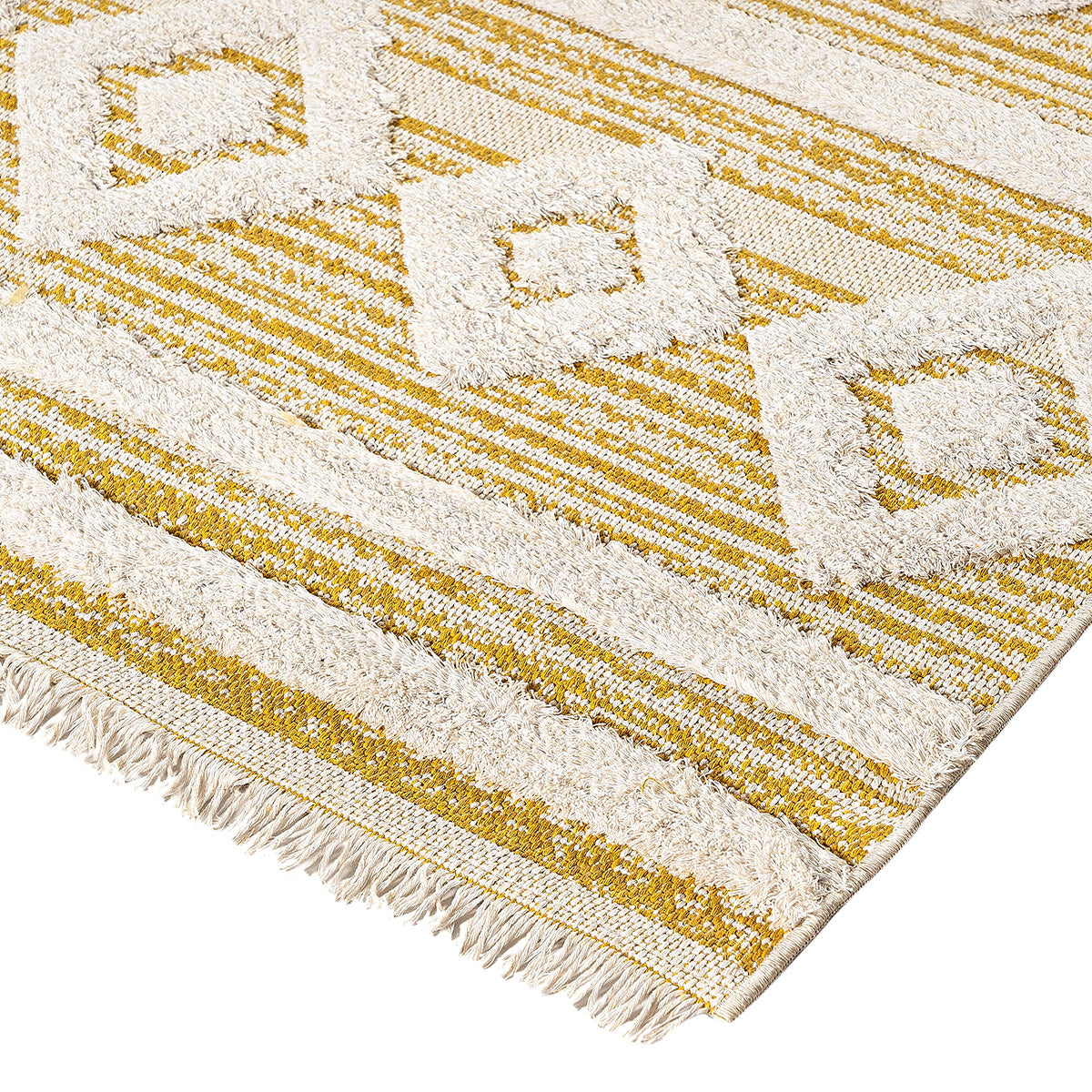 Χαλί Βαμβακερό Morocotton 9239 Κίτρινο 125x180εκ