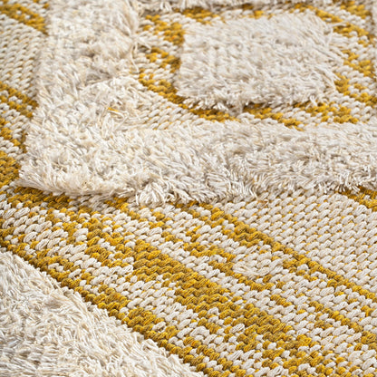 Χαλί Βαμβακερό Morocotton 9239 Κίτρινο 125x180εκ