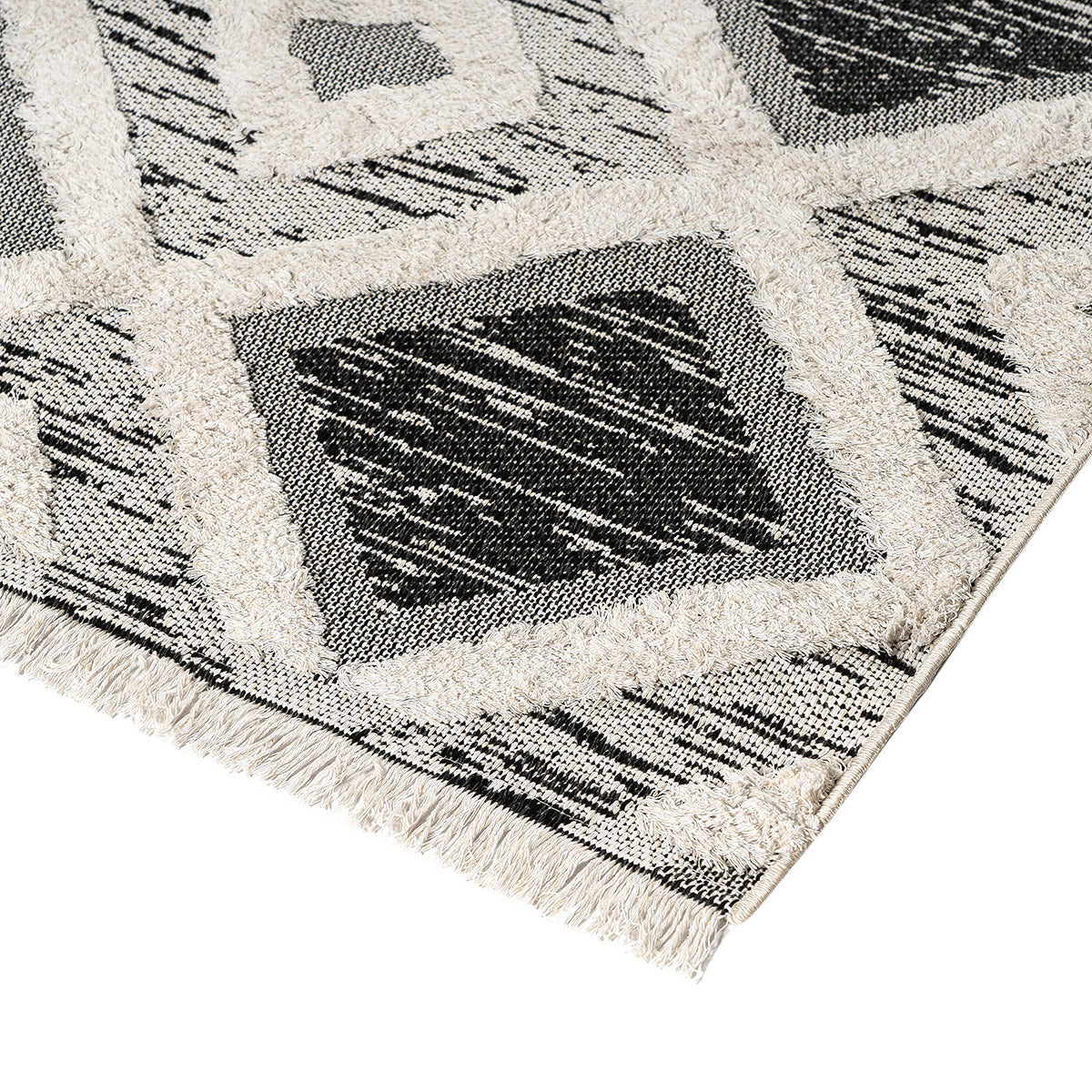 Χαλί Βαμβακερό Morocotton 9240 150x220εκ Γκρι