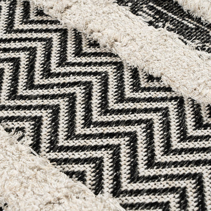 Χαλί Βαμβακερό Morocotton 9241 Γκρι 150x220εκ