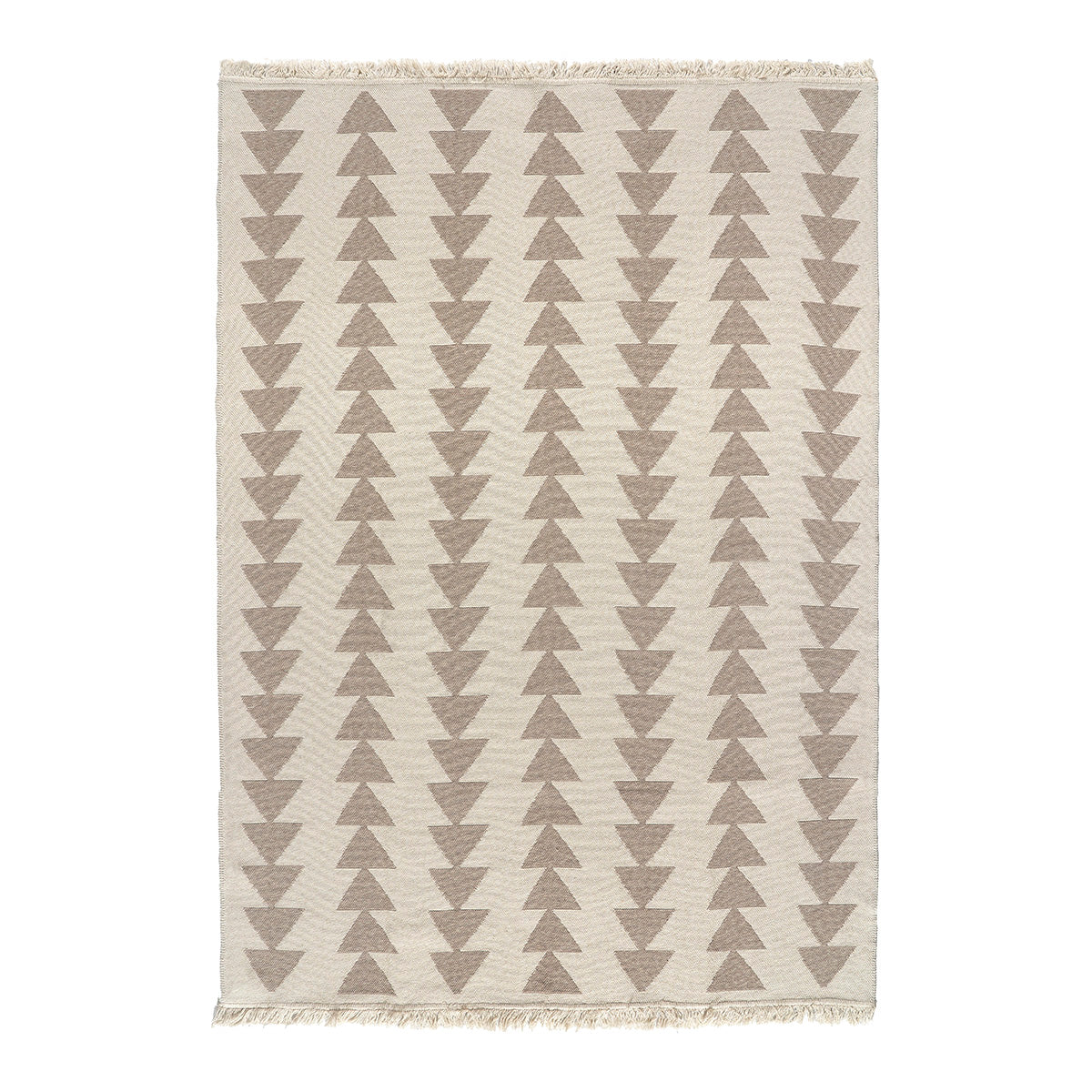 Χαλί Βαμβακερό Διπλής Όψεως Duo Art 9244 160x230εκ Μπεζ