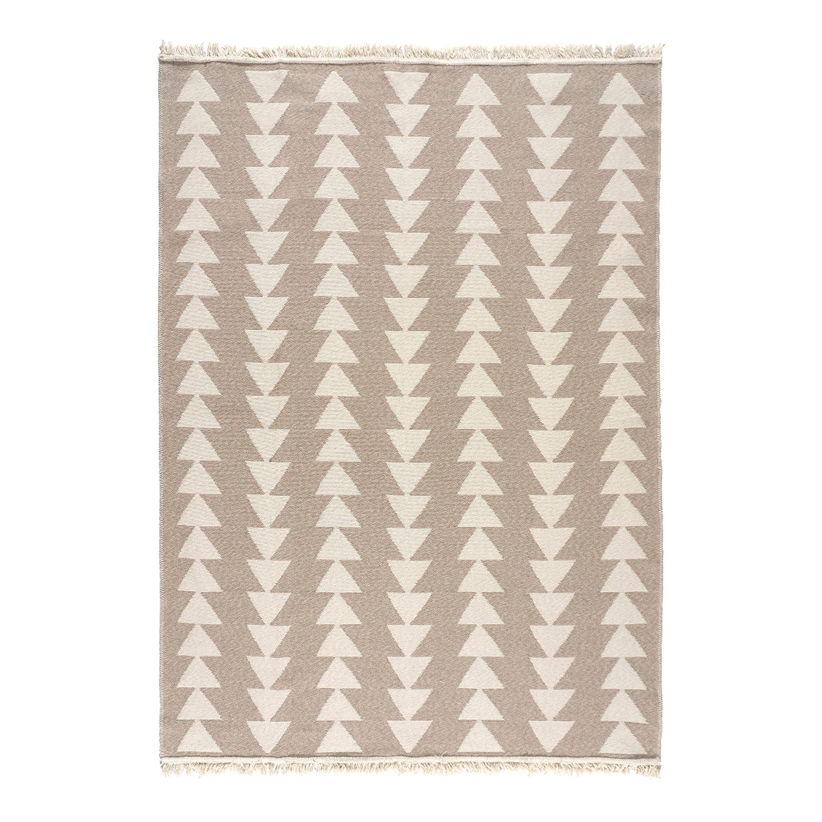 Χαλί Βαμβακερό Διπλής Όψεως Duo Art 9244 160x230εκ Μπεζ