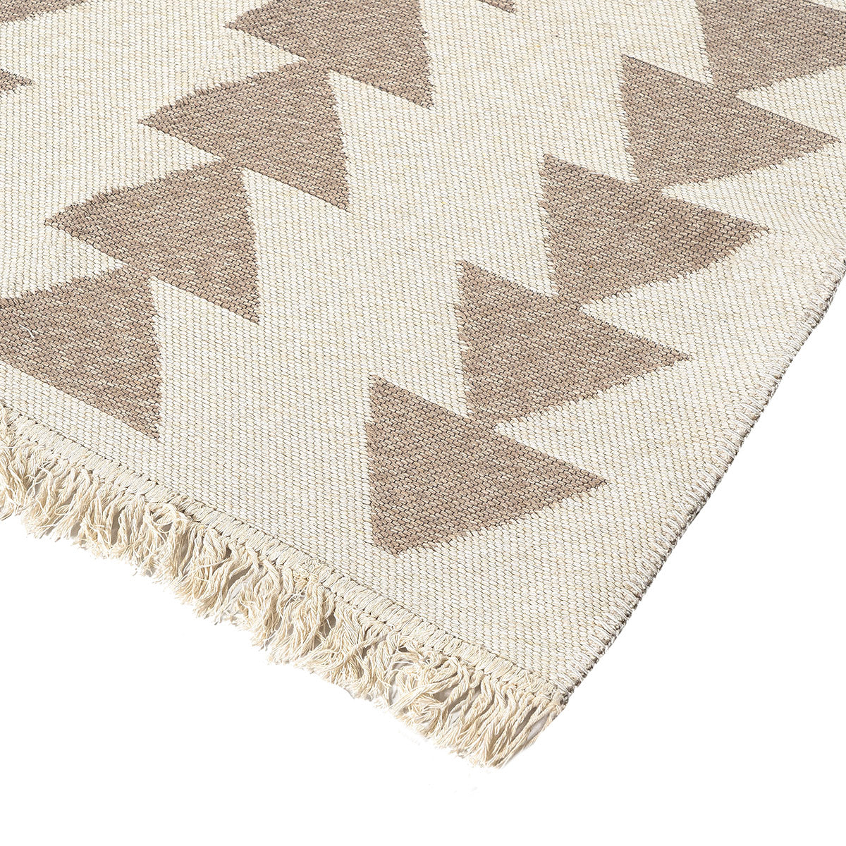 Χαλί Βαμβακερό Διπλής Όψεως Duo Art 9244 160x230εκ Μπεζ