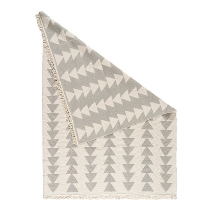 Χαλί Βαμβακερό Διπλής Όψεως Duo Art 9245 160x230εκ Γκρι