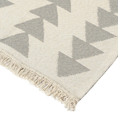 Χαλί Βαμβακερό Διπλής Όψεως Duo Art 9245 160x230εκ Γκρι