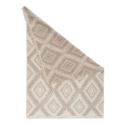 Χαλί Βαμβακερό Διπλής Όψεως Duo Art 9247 160x230εκ Μπεζ