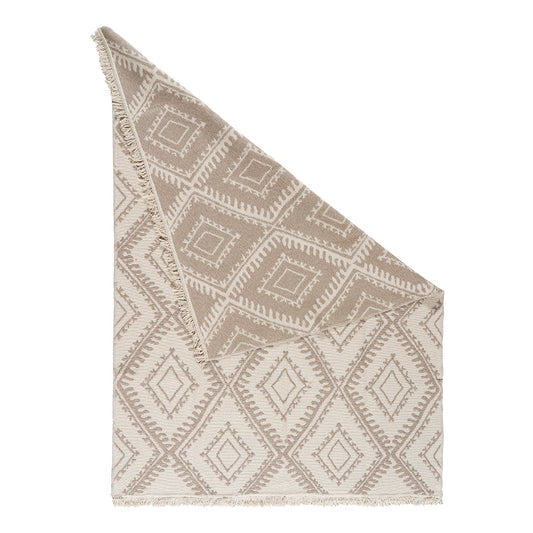 Χαλί Βαμβακερό Διπλής Όψεως Duo Art 9247 160x230εκ Μπεζ