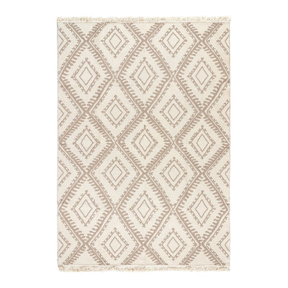 Χαλί Βαμβακερό Διπλής Όψεως Duo Art 9247 160x230εκ Μπεζ