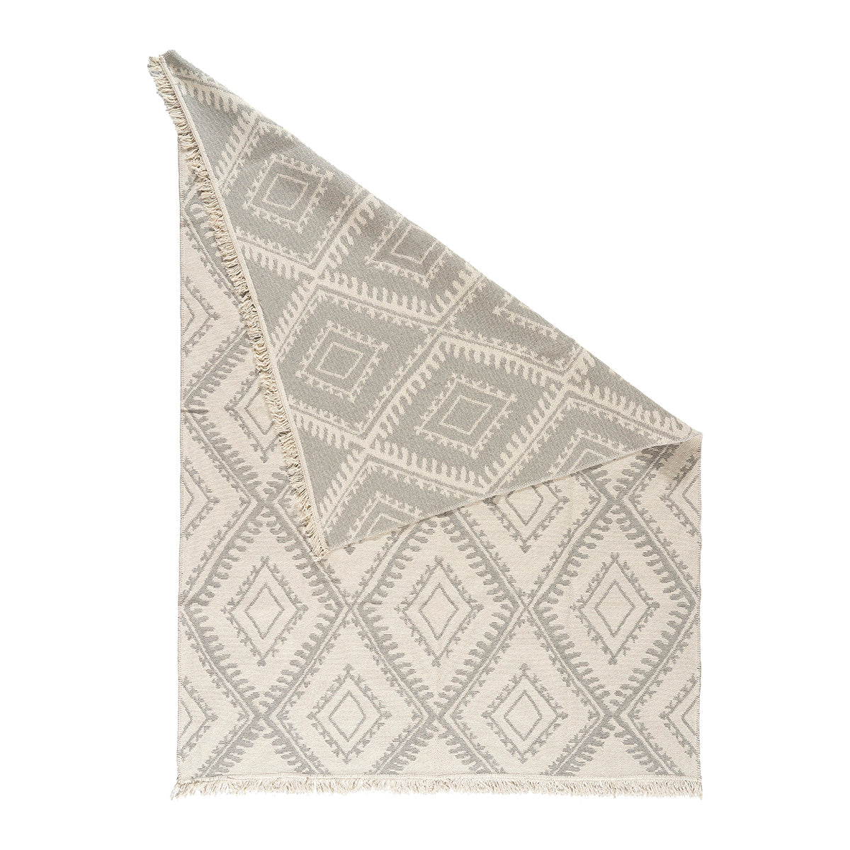 Χαλί Βαμβακερό Διπλής Όψεως Duo Art 9248 160x230εκ Γκρι