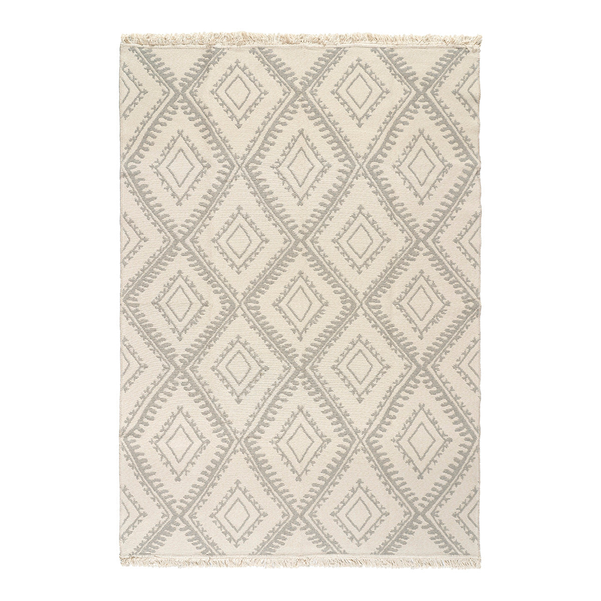 Χαλί Βαμβακερό Διπλής Όψεως Duo Art 9248 160x230εκ Γκρι