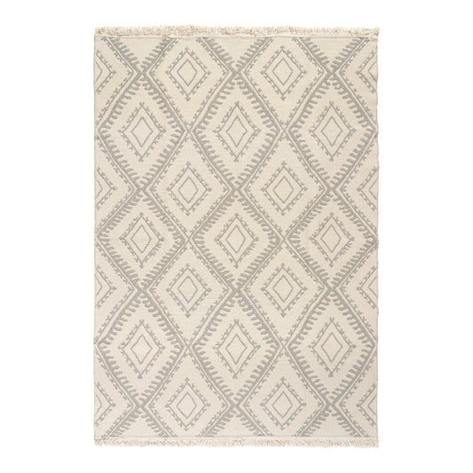 Χαλί Βαμβακερό Διπλής Όψεως Duo Art 9248 160x230εκ Γκρι