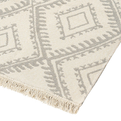 Χαλί Βαμβακερό Διπλής Όψεως Duo Art 9248 160x230εκ Γκρι