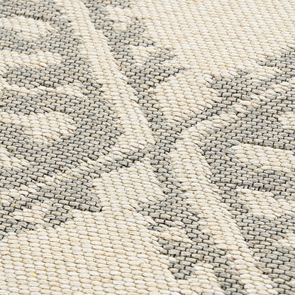 Χαλί Βαμβακερό Διπλής Όψεως Duo Art 9248 160x230εκ Γκρι