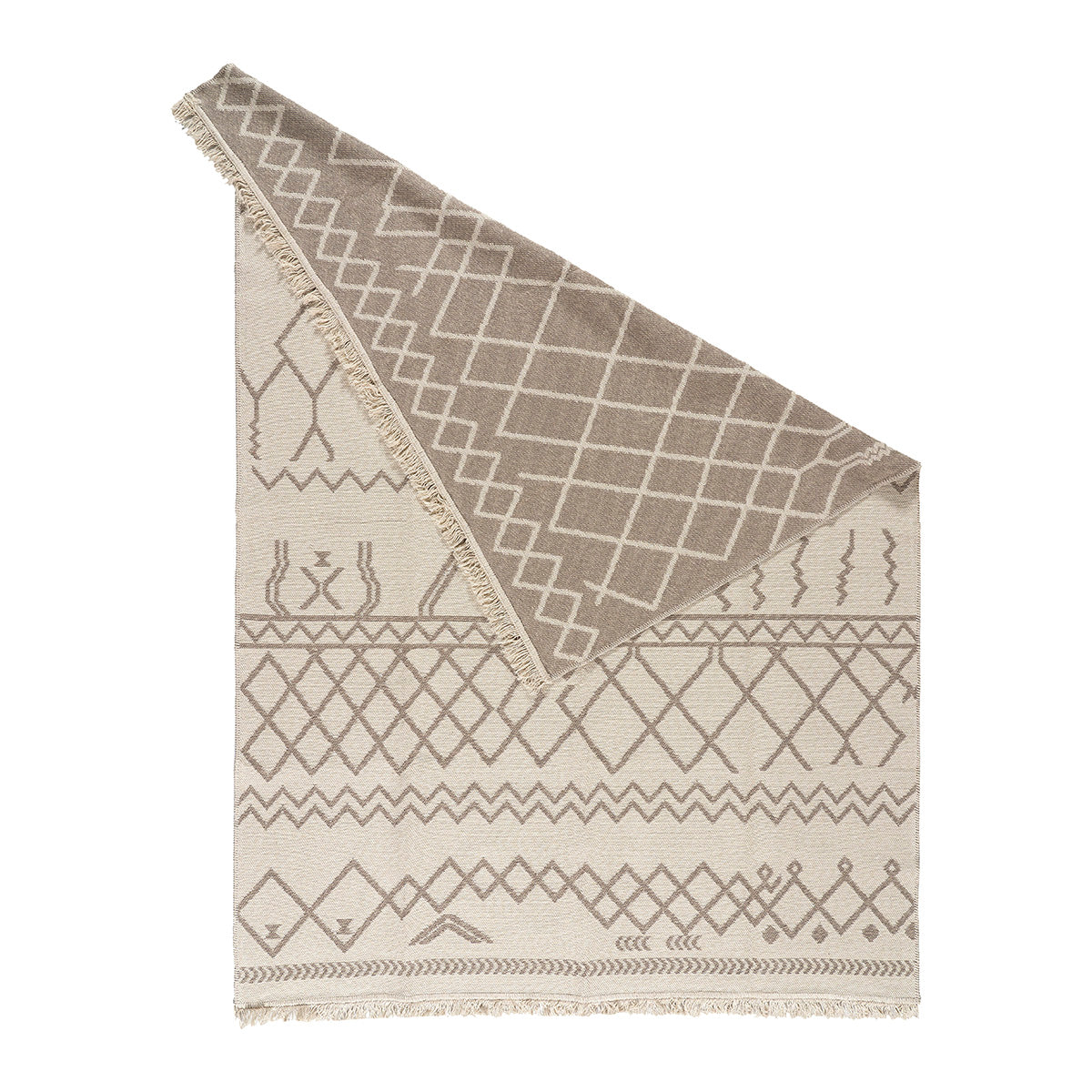 Χαλί Βαμβακερό Διπλής Όψεως Duo Art 9249 160x230εκ Μπεζ