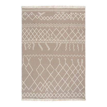 Χαλί Βαμβακερό Διπλής Όψεως Duo Art 9249 160x230εκ Μπεζ