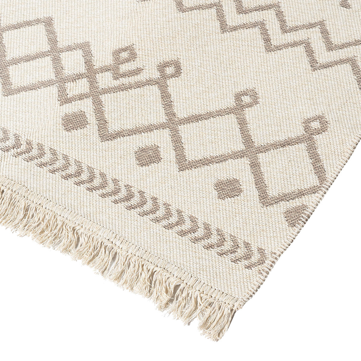 Χαλί Βαμβακερό Διπλής Όψεως Duo Art 9249 160x230εκ Μπεζ