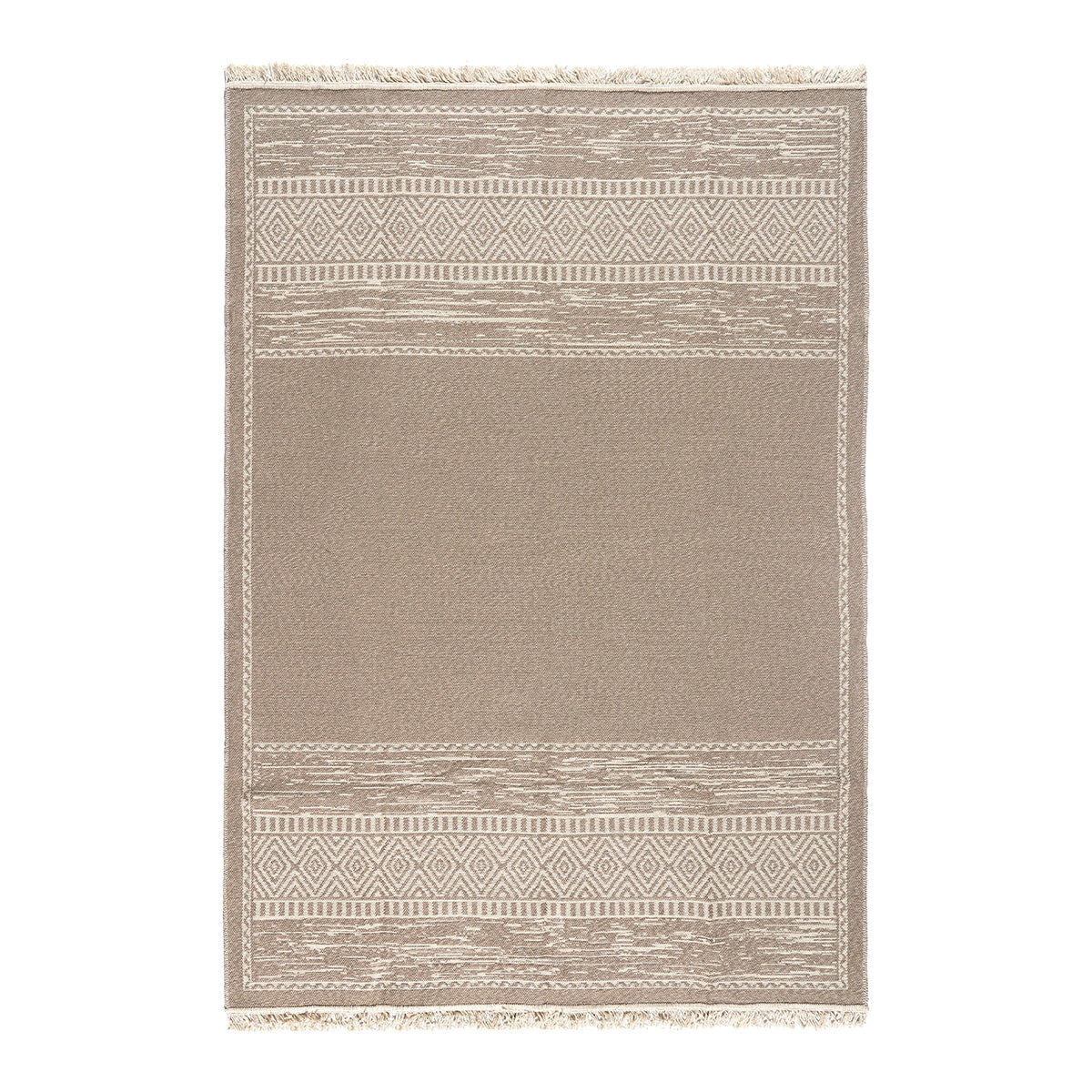 Χαλί Βαμβακερό Διπλής Όψεως Duo Art 9251 160x230εκ Μπεζ