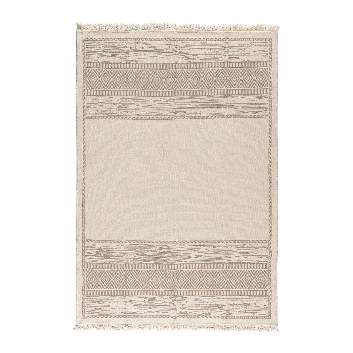 Χαλί Βαμβακερό Διπλής Όψεως Duo Art 9251 160x230εκ Μπεζ