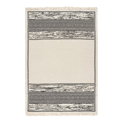 Χαλί Βαμβακερό Διπλής Όψεως Duo Art 9252 160x230εκ Ανθρακίτης