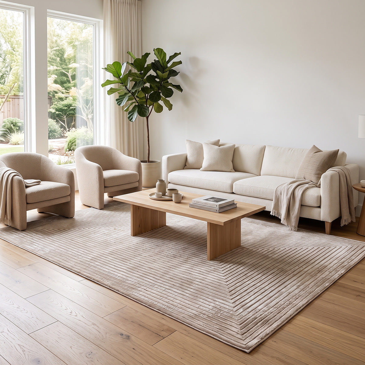 Vision Art 9256 Rug 200x290cm Beige