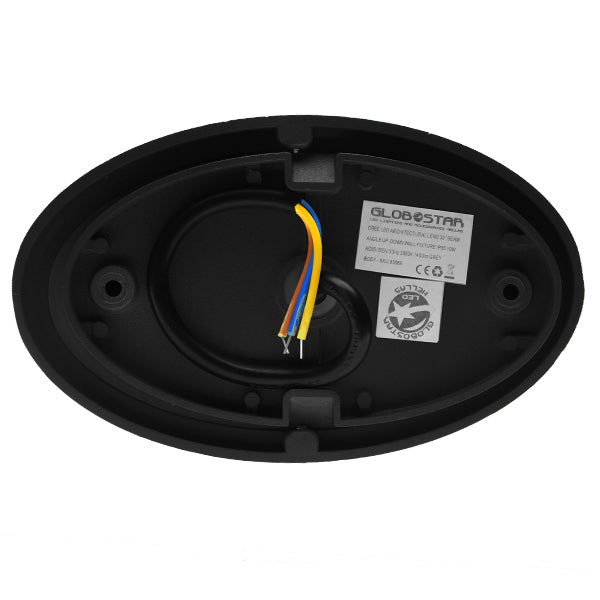 93068 LED Φωτιστικό Τοίχου Αρχιτεκτονικού Φωτισμού Up Down Μαύρο Αδιάβροχο IP65 10 Watt 30° 1400lm 230V CREE Θερμό Λευκό Μ15.1 x Π9.3 x Υ14.5cm