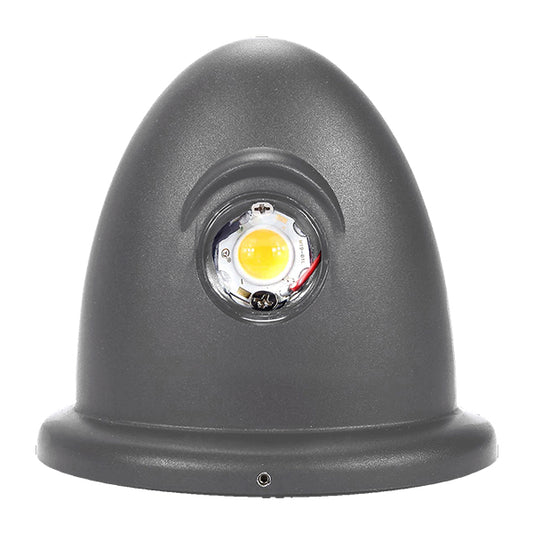 93069 LED Φωτιστικό Τοίχου Αρχιτεκτονικού Φωτισμού Up Down Γκρι Αδιάβροχο IP65 10 Watt 30° 1400lm 230V CREE Θερμό Λευκό Μ15.1 x Π9.3 x Υ14.5cm