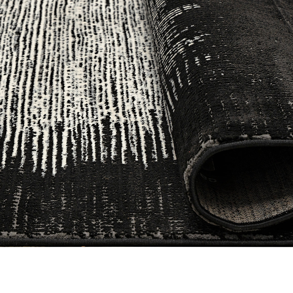 Διάδρομος με το Μέτρο Prestige Art 9321 67εκ Γκρι Μαύρο