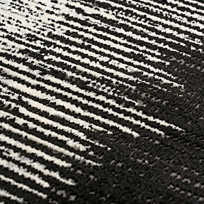 Διάδρομος με το Μέτρο Prestige Art 9321 67εκ Γκρι Μαύρο