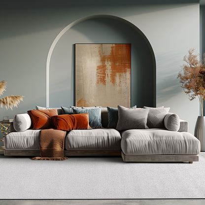 Πατάκι Rustic Art 9331 67x140εκ Λευκό