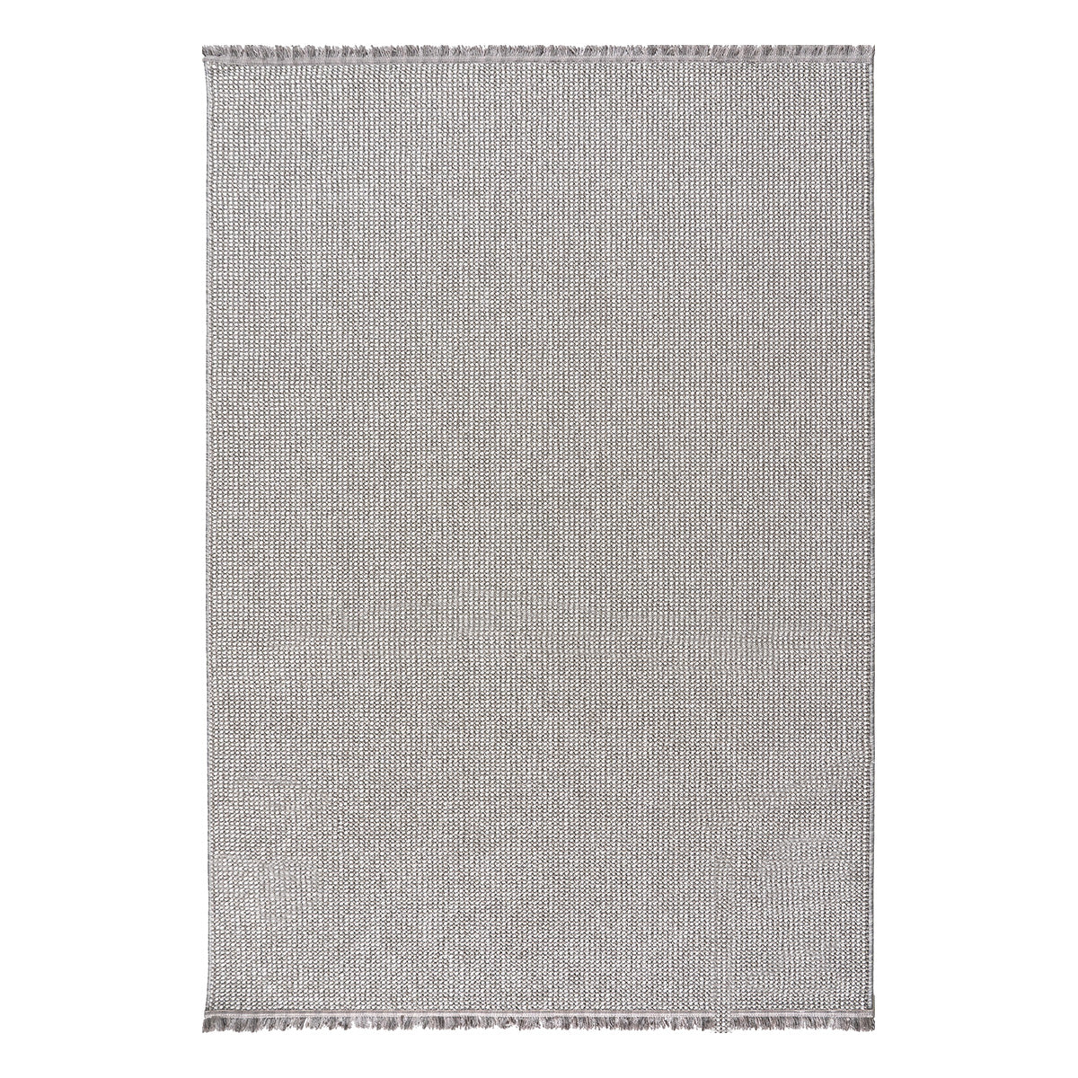 Πατάκι Rustic Art 9335 67x140εκ Λευκό-Γκρι