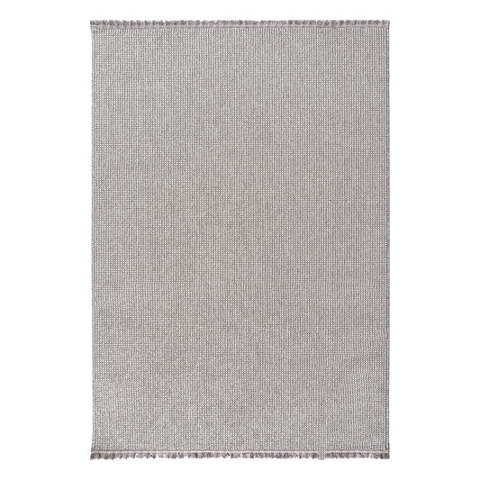 Πατάκι Rustic Art 9335 67x140εκ Λευκό-Γκρι