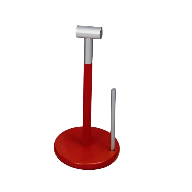 Βάση για Ρολό Κουζίνας Μεταλλική με Ξύλινη Βάση