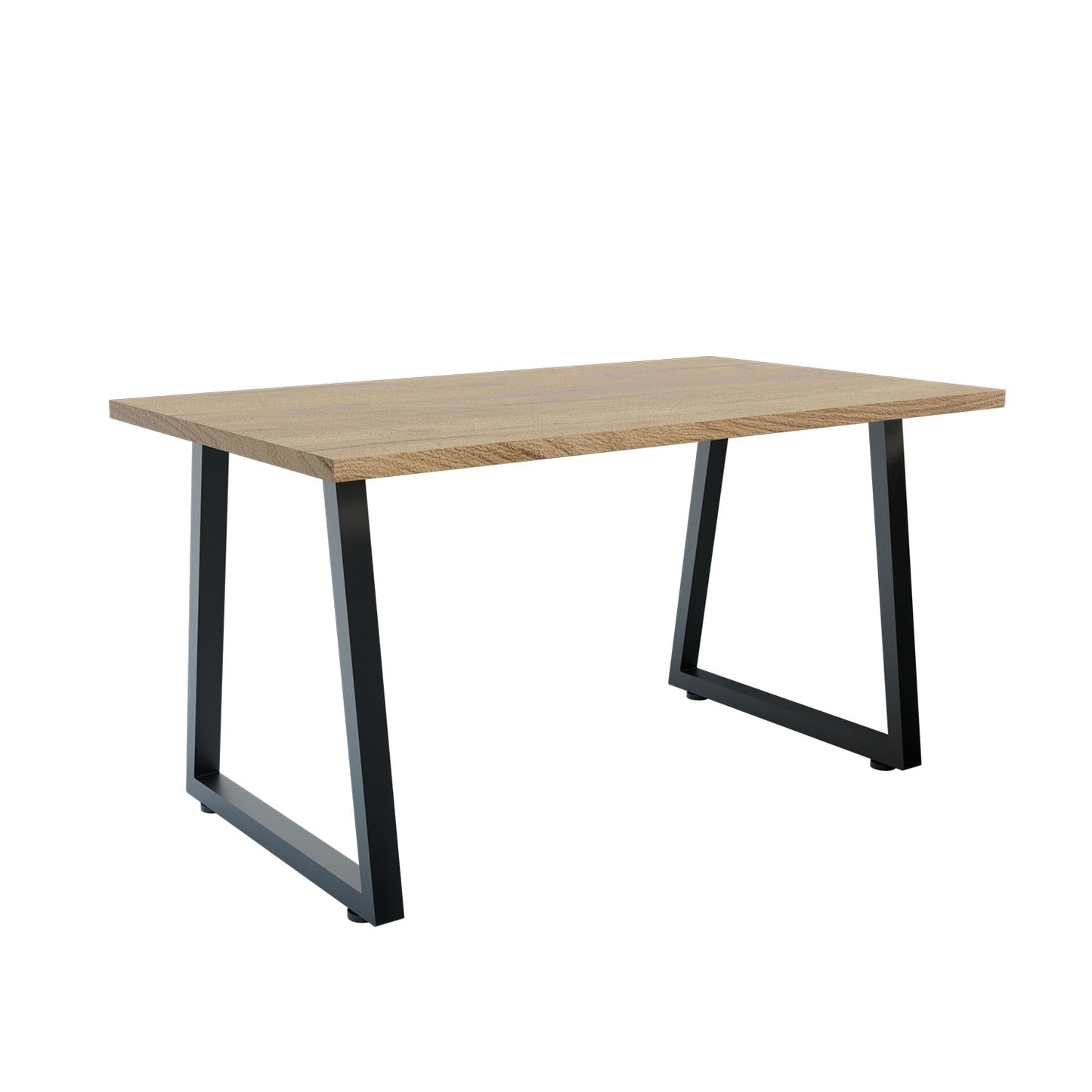 Τραπέζι Atlanta Χρυσό Δρυς-Μαύρο 160x80x77