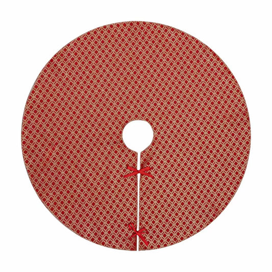 Ποδιά Δέντρου Ζακάρ Οριεντάλ Κόκκινο-Χρυσό 90εκ