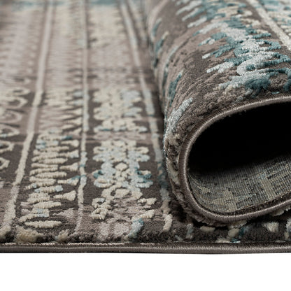 Σετ Κρεβ/ρας 3 Τμχ Stylish Art 9421 Γκρι-Πετρόλ