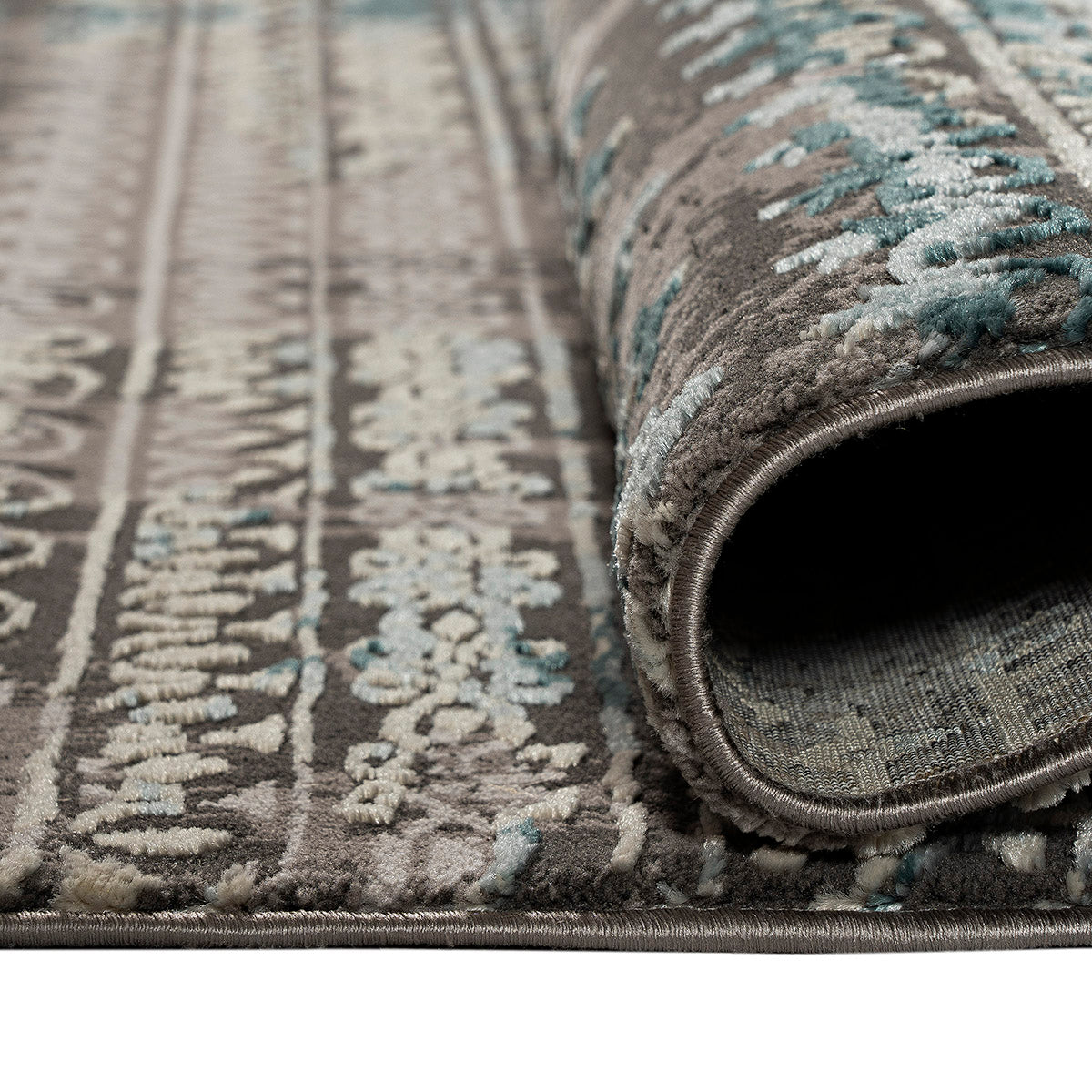 Διάδρομος Stylish Art 9421 67εκ Γκρι-Πετρόλ