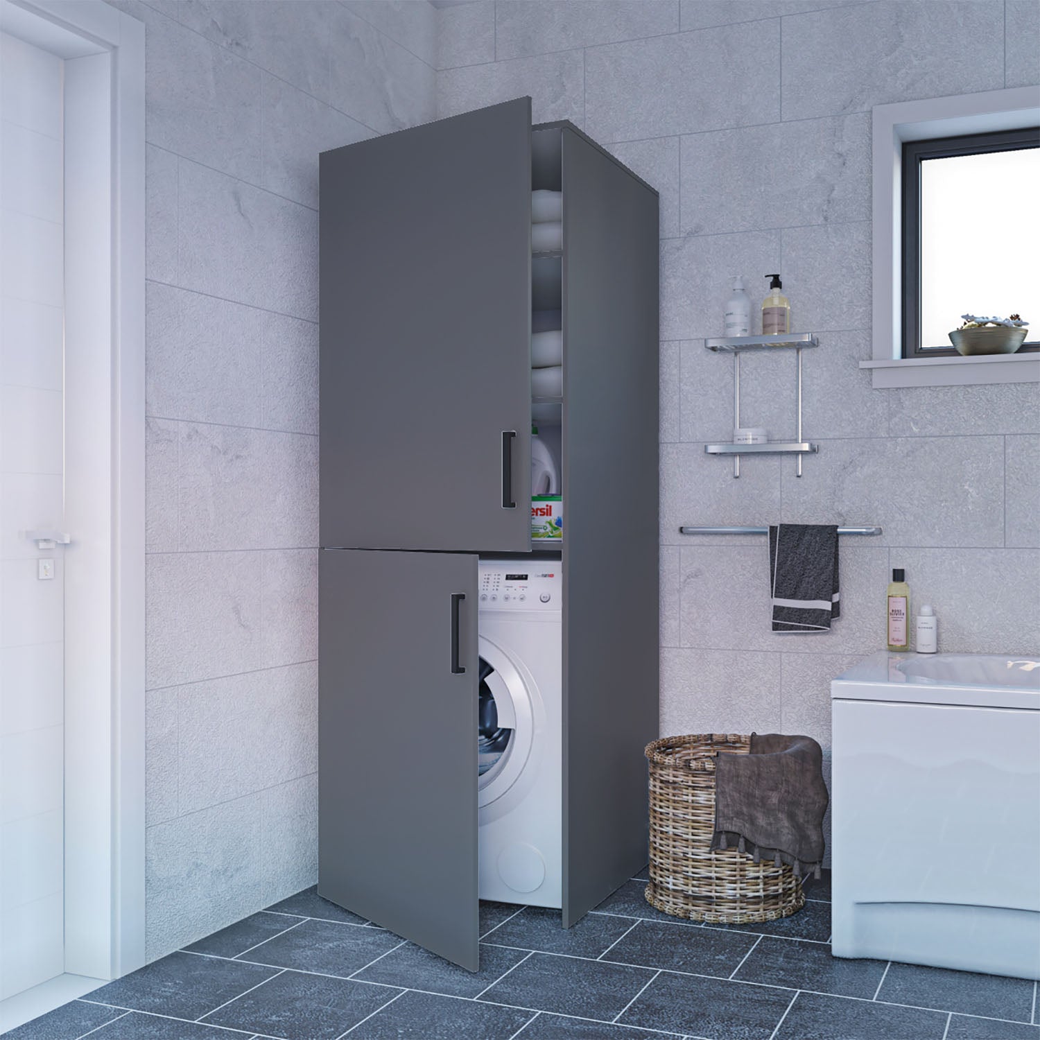 Ντουλάπα Πλυντηρίου Laundry Γραφίρης 70x68x190