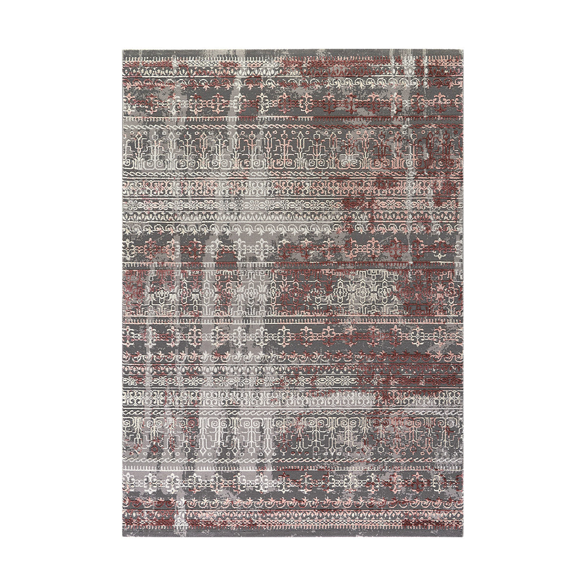 Χαλί Stylish Art 9425 160x230εκ Γκρι-Ροζ