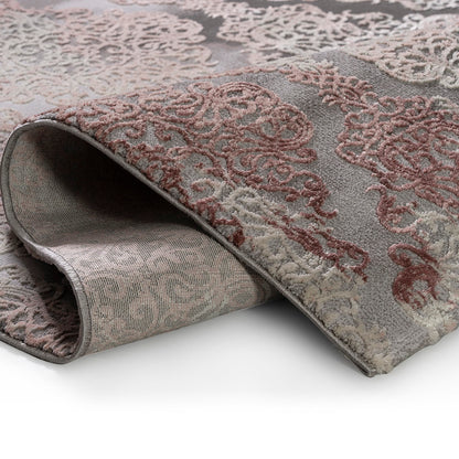 Χαλί Stylish Art 9426 160x230εκ Γκρι-Ροζ