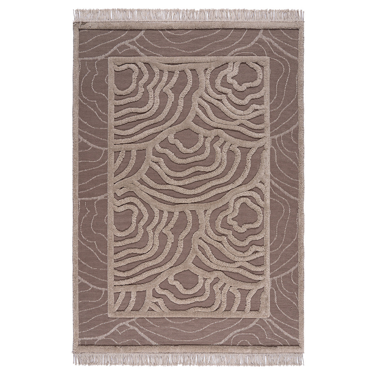 Χαλί Noir Art 9434 165x230εκ Μπεζ