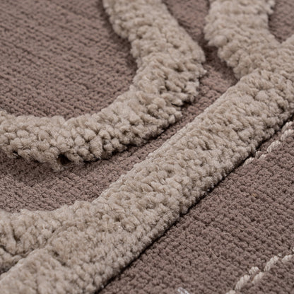 Χαλί Noir Art 9434 165x230εκ Μπεζ