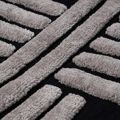 Χαλί Noir Art 9437 165x230εκ Μαύρο