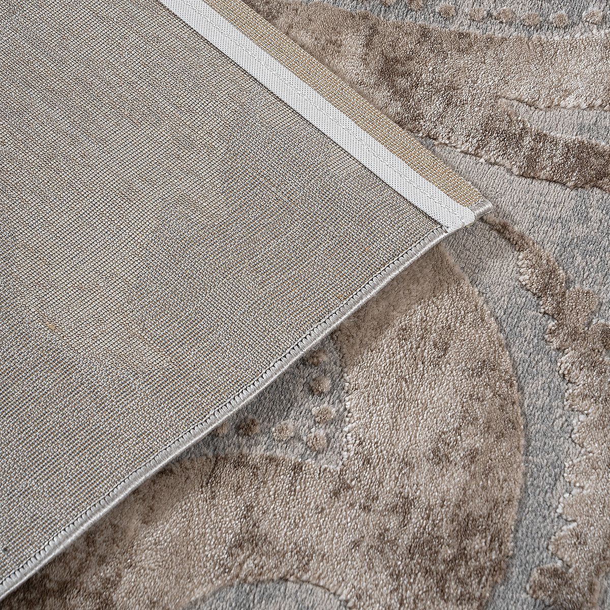 Διάδρομος με το Μέτρο Zenia Art 9441 67εκ Μπεζ/Γκρι