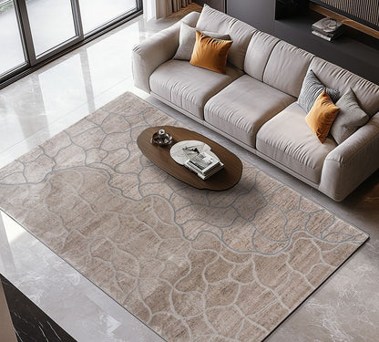 Διάδρομος με το Μέτρο Zenia Art 9442 67εκ Μπεζ/Γκρι