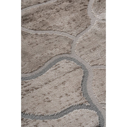 Διάδρομος με το Μέτρο Zenia Art 9442 67εκ Μπεζ/Γκρι