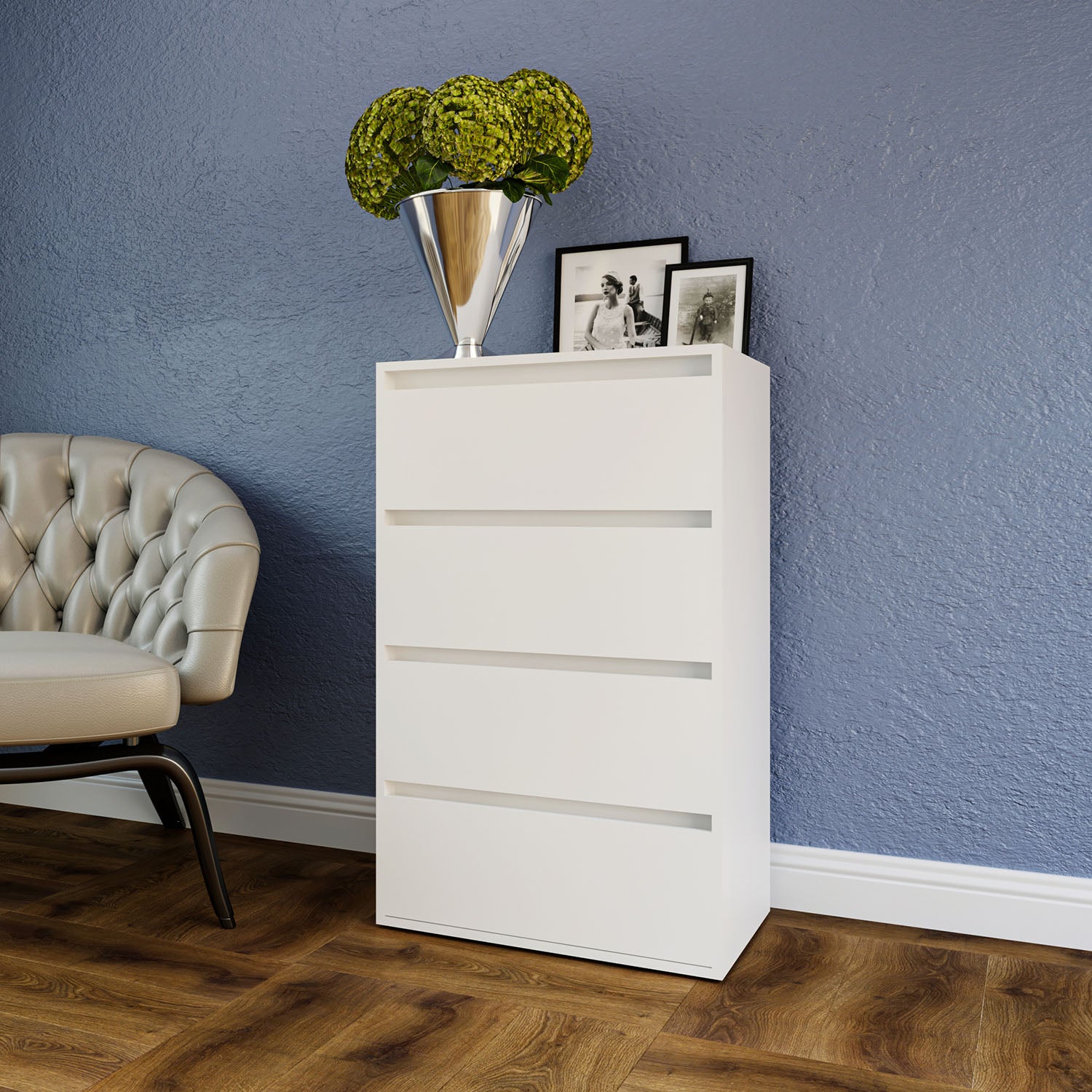 Συρταριέρα Idea Λευκό 80x42x100