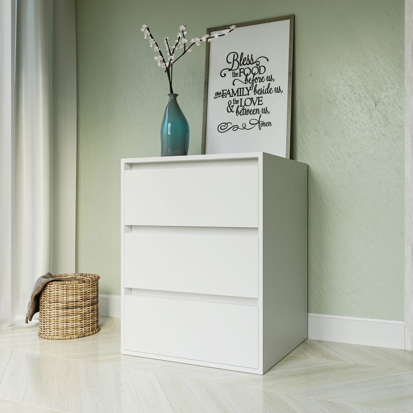 Συρταριέρα Idea Λευκό 60x42x76