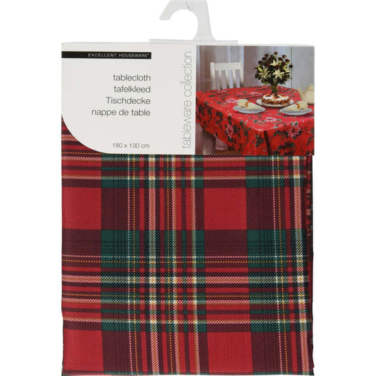 Τραπεζομάντηλο Καρώ 130x180εκ